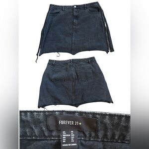 Forever21 Size 1X Black Skirt